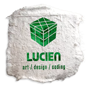 Lucien Art Design Coding Logo